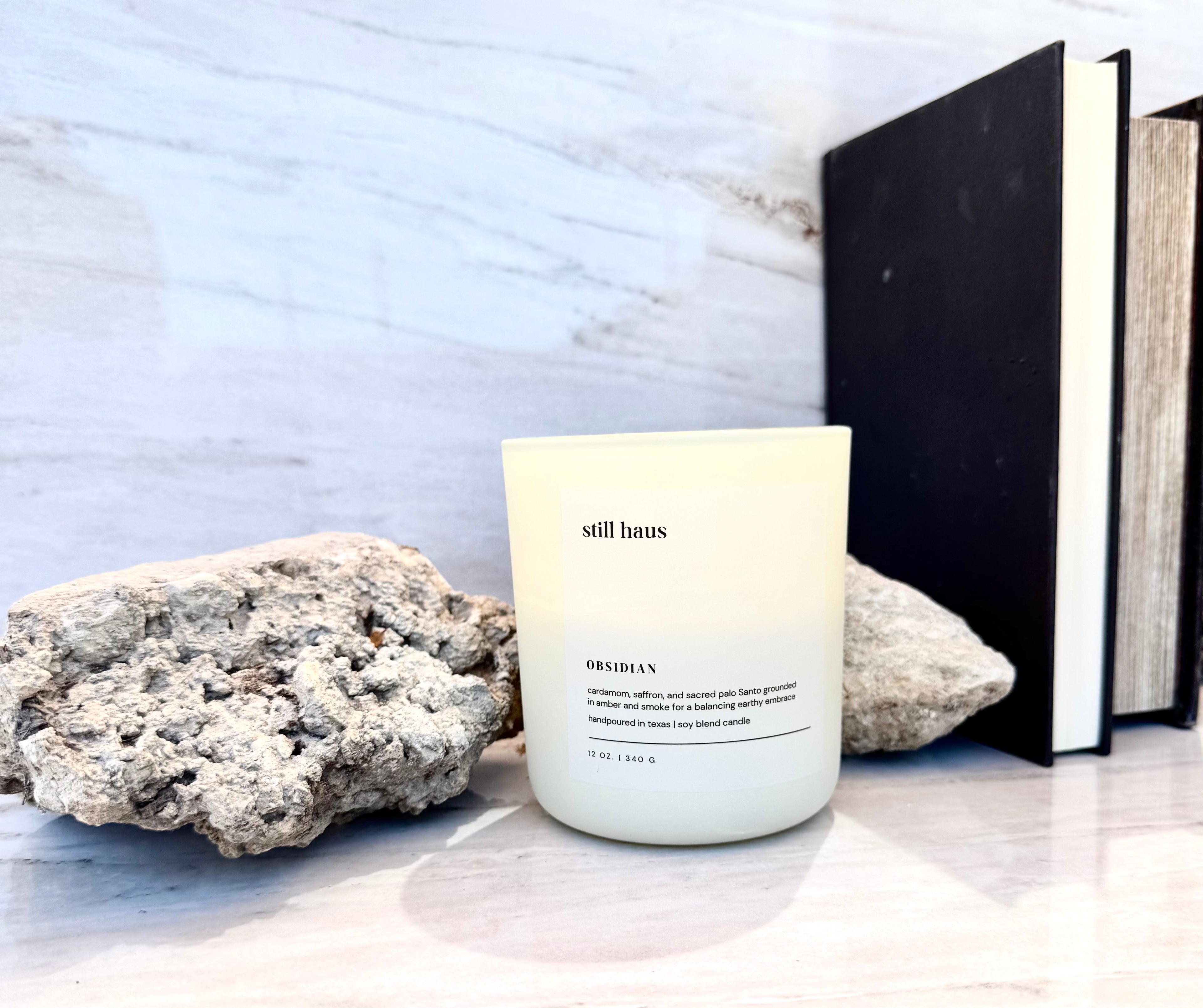 Obsidian Candle