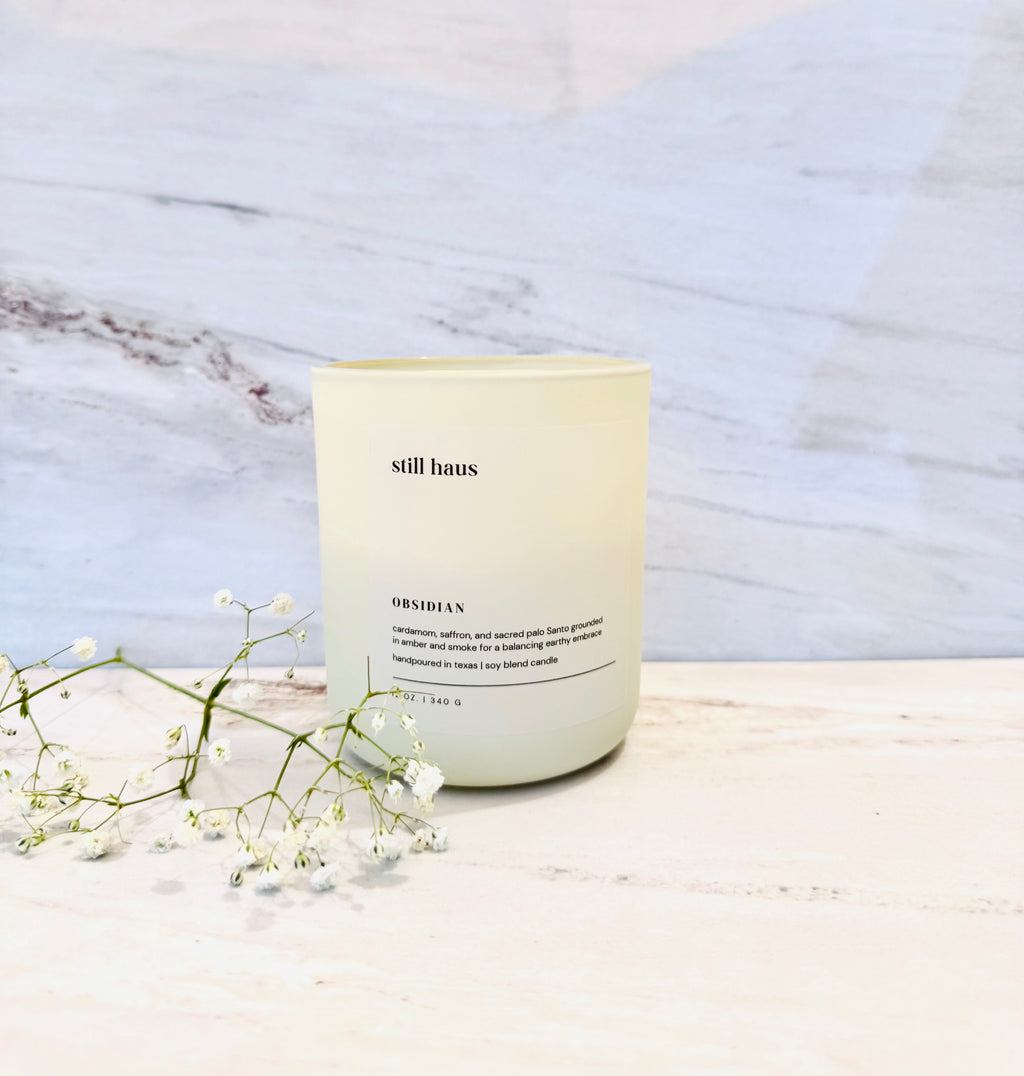 Obsidian Candle