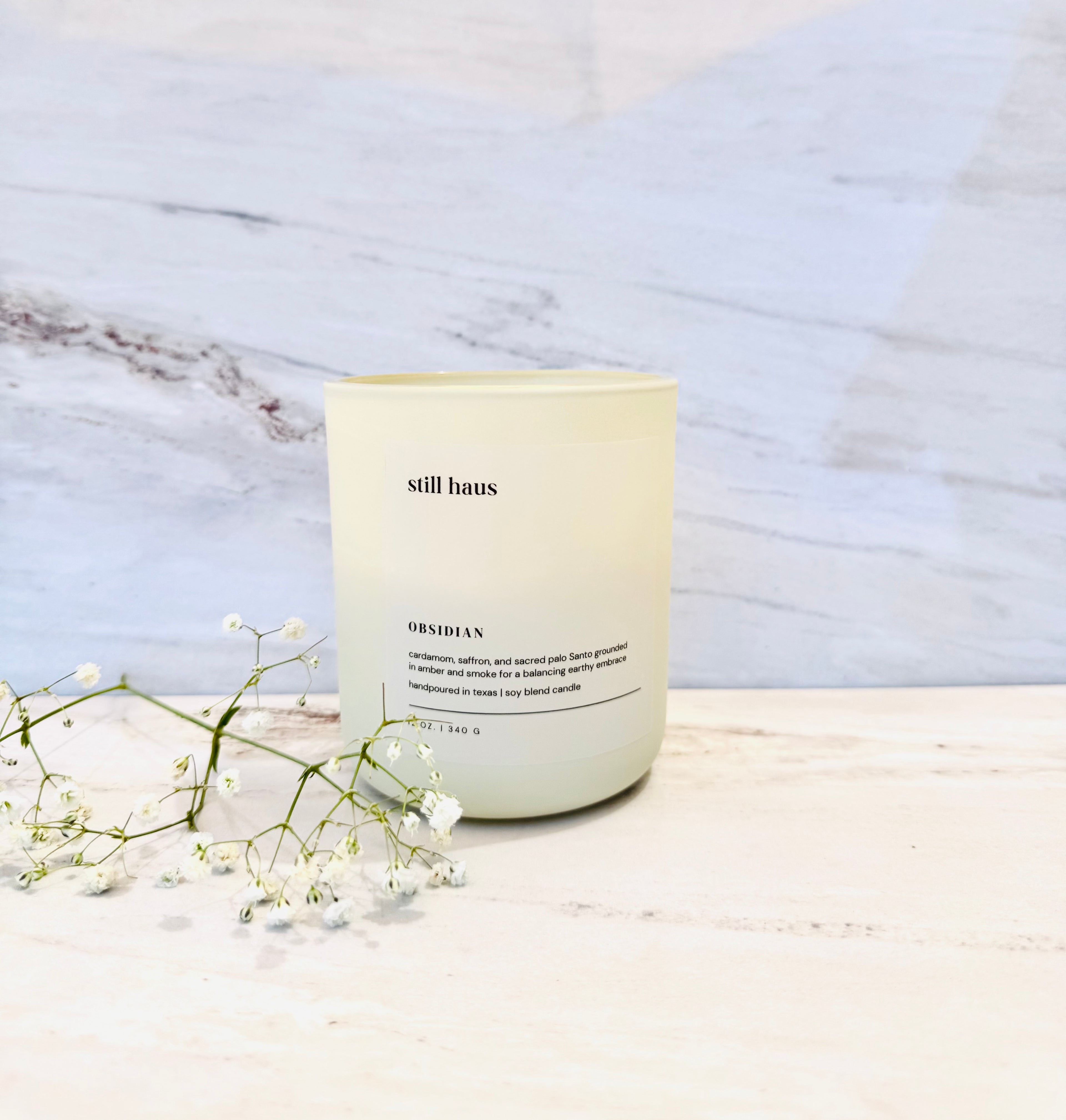Obsidian Candle