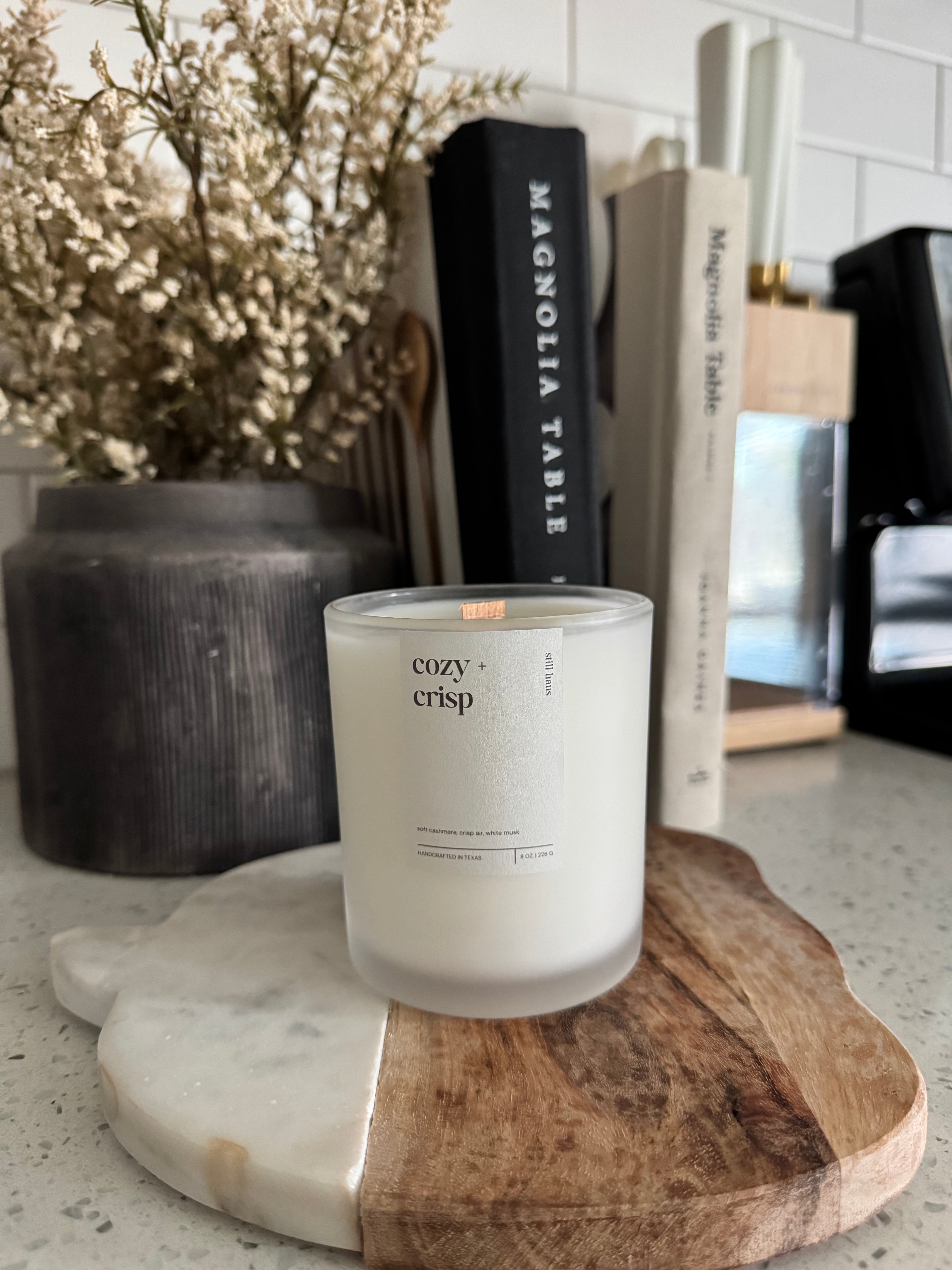 Crisp + Cozy Candle