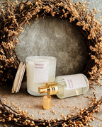 Autumn Wreath Candle